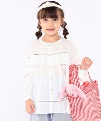 SHIPS KIDS/SHIPS KIDS:100～130cm / スナップ ボタン フリル ブラウス/507851761
