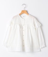 SHIPS KIDS/SHIPS KIDS:140～150cm / スナップ ボタン フリル ブラウス/507851762