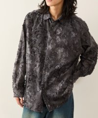 JUNRed/シアージャガードシャツ/507852019