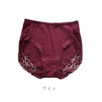 PINK PINK PINK/ピンクピンクピンク PINK PINK PINK 綿95％ コットン リブ編み バックレースショーツ スタンダード レディース 通気性 蒸れない【返品不可商品】/507852134
