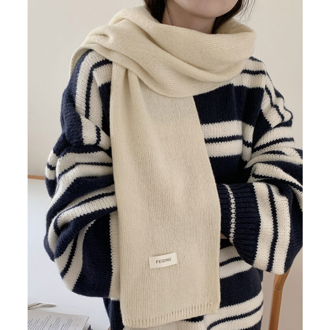 Dior　淡い　ペールカラー　ベージュ　女神　リボン　ロゴ　ストール　大判 DIOR | Scarves & Shawls - womens-fashion - Fashion & Accessories