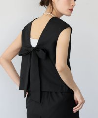 ELFRANK/エルフランク ELFRANK バックリボンブラウス・センタープレスタックワイドパンツ セットアップ【洗える】/507852457