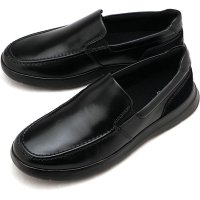 ROCKPORT/ロックポート ROCKPORT TRUFLEX M CAYDEN MOC S/O BLACK－LEA [CJ1169 ]/507852565