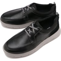 ROCKPORT/ロックポート ROCKPORT TRUFLEX M CAYDEN MOC TOE BLACK－LEA [CJ1385 ]/507852569