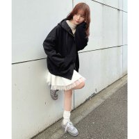 F.i.n.t/フィント F i.n.t 【洗える】カーリーロゴ刺繍ZIPパーカー/507852700