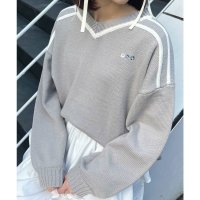 F.i.n.t/フィント F i.n.t 【洗える】刺繍入りゲームシャツニット/507852701