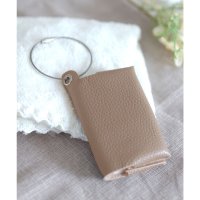 florge/フロージュ florge 【牛革】バッグに掛けられる携帯用ポケットティッシュレザーケース（取付リング付き）/507852789