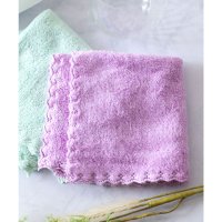 florge/フロージュ florge 【便利グッズ】超吸水 ふっくら肌触りスカラップハンカチタオルダスター/507852794