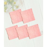 florge/フロージュ florge 【5枚組】便利グッズ超吸水 ふっくら肌触りスカラップハンカチタオルダスター/507852795