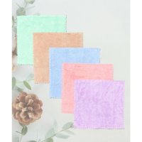 florge/フロージュ florge 【5枚組】便利グッズ超吸水 ふっくら肌触りスカラップハンカチタオルダスター/507852795