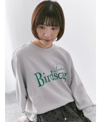 Samansa Mos2 blue/裏毛ロゴスウェット/507852798