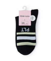 PINK-latte/ピンク ラテ PINK－latte 【15cm丈】ラインショートソックス/507852984