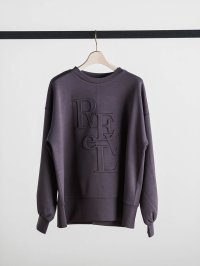 Droite Lautreamont/ドロワット ロートレアモン Droite lautreamont 【WEB限定】エンボスロゴプルオーバー≪洗濯機で洗える≫/507853236