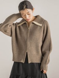 Droite Lautreamont/ドロワット ロートレアモン Droite lautreamont 【WEB限定】ビックカラーカーデ≪手洗い可能≫/507853238
