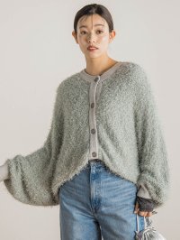Droite Lautreamont/ドロワット ロートレアモン Droite lautreamont 【WEB限定】2WAYドルマンフリンジカーデ≪手洗い可能≫/507853239