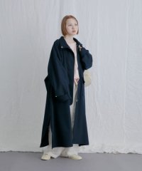KBF/スタンドカラーブークレコート/507853343
