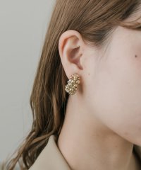 SMELLY/メタルビーズフープイヤリング/507853359