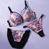 palissee/パリーゼ Palissee 【EFカップ】【3点セット】ビビッドフラワーマカロニコード ブラ＆ショーツ＋Tバック 【返品不可商品】/507853643