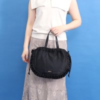 SMIR NASLI/サミールナスリ SMIR NASLI フリル巾着ショルダーバッグ/507853757