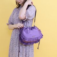SMIR NASLI/サミールナスリ SMIR NASLI フリル巾着ショルダーバッグ/507853757