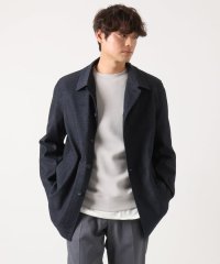 a.v.v (MEN)/【洗濯機で洗える】スマートシャンブレーステンカラーショートコート(ON/OFF兼用 セットアップ可)/507738215