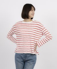 LEVI’S OUTLET/ロングスリーブTシャツ レッドストライプ MARGOT/507782541