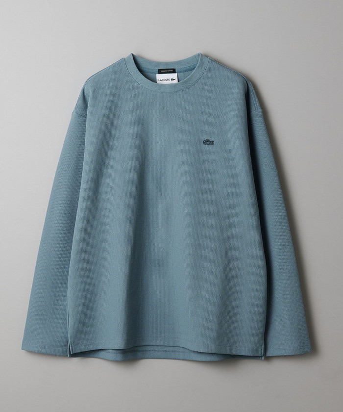 美品★高級◎ユナイテッドアローズアンドサンズ　ロングスリーブシャツ　1.7万　S LACOSTE for BEAUTY&YOUTH＞ 1トーン ロングスリーブ Tシャツ