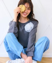 Feroux/【洗える】ローズコサージュ ダンボールプルオーバー/507852975