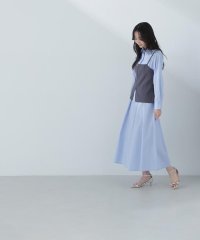 NATURAL BEAUTY BASIC/ビスチェレイヤードシャツワンピース/507855572