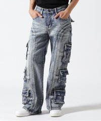 RoyalFlash/Valabasas/バラバサス/TRACK BLUE WASH BAGGY D/507855633