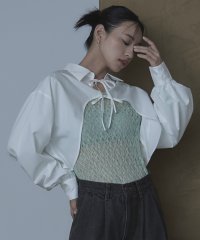 miette/フロントリボンシャツボレロ/507855695