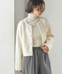 SHIPS WOMEN/〈手洗い可能〉ミックス ツイード ショート ジャケット/507855904