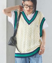 SHIPS WOMEN/【SHIPS別注】LOGAN KNITTING MILLS: チルデン Vネック ベスト/507855907