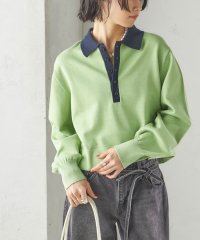 SHIPS WOMEN/〈手洗い可能〉配色 ポロカラー プルオーバー/507856082