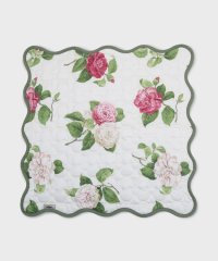  LAURA ASHLEY/カミール柄 キルトクッションカバー 45×45cm/507856352