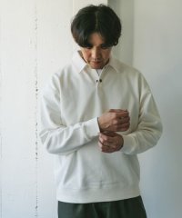 URBAN RESEARCH DOORS/裏毛スウェットポロプルオーバー/507856431