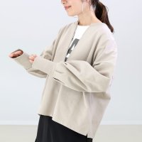 Aletta vita/アレッタ ヴィータ Aletta vita 綿スウェットノーカラーハーフジッププルオーバー/507856538