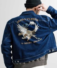Rocky Monroe/ロッキーモンロー Rocky Monroe デニムジャケット スーベニア ショート丈 メンズ レディース アウター Gジャン 刺繍 ヴィンテージ 韓国 KRIF/507856575
