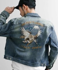 Rocky Monroe/ロッキーモンロー Rocky Monroe デニムジャケット スーベニア ショート丈 メンズ レディース アウター Gジャン 刺繍 ヴィンテージ 韓国 KRIF/507856575