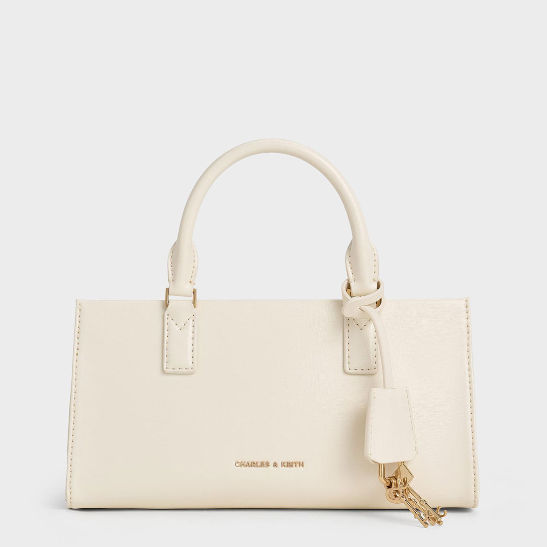 クラシックダブルハンドル トートバッグ （Plum） -CHARLES