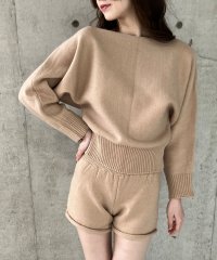 me Jane/ミージェーン me Jane オフショルニット×ニットショートパンツ 2点セットアップ/507856766