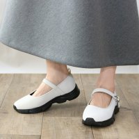 Fin/フィン Fin メリージェーン厚底スニーカー【低反発スポンジ入り】/507856779