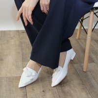 Fin/フィン Fin ポインテッドトゥリボンローファー【低反発スポンジ入り】/507856780