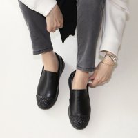 Fin/フィン Fin グリッター厚底スリッポン【低反発スポンジ入り】/507856781