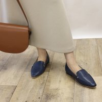 Fin/フィン Fin セミスクエアトゥローファー【低反発スポンジ入り】/507856783