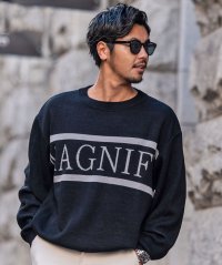 SB Select/シルバーバレットセレクト SB Select CavariA クルーネック ジャガードロゴ長袖ニット/507856836