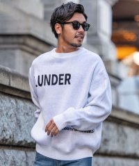 SB Select/シルバーバレットセレクト SB Select CavariA クルーネック ジャガードロゴ長袖ニット/507856836
