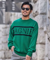 SB Select/シルバーバレットセレクト SB Select CavariA クルーネック ジャガードロゴ長袖ニット/507856836