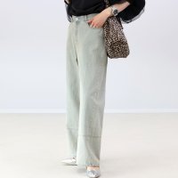 Aletta vita/アレッタ ヴィータ Aletta vita 10ozオーバーダイワイドデニムパンツ/507856854