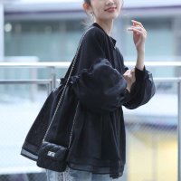 Sawa a la mode/サワアラモード Sawa a la mode 大人可愛いオーガンジー切り替えトップス/507856885